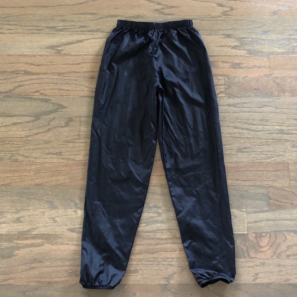 Body Wrappers trash bag pants ballet warmups